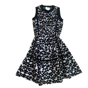 Kate Spade black and white sweater dress XS